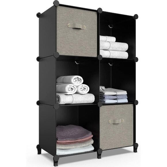 Other - New 6-Cube Storage Organizer, Closet Cabinet Shelf Bookcase for Kids, Bedroom
